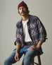 Men's Vintage Flannel - Dress Navy Plaid